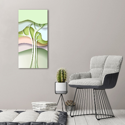 Bild auf Acrylglas vertikal Abstrakter Baum