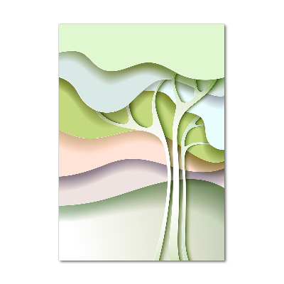 Bild auf Acrylglas vertikal Abstrakter Baum