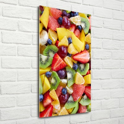 Acrylbild vertikal Geschnittenes Obst