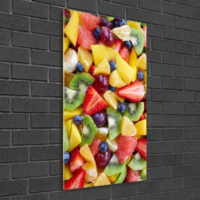 Acrylbild vertikal Geschnittenes Obst