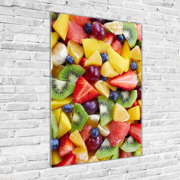 Acrylbild vertikal Geschnittenes Obst