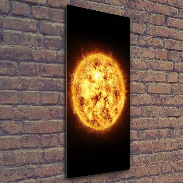 Bild auf Acrylglas vertikal Sonne