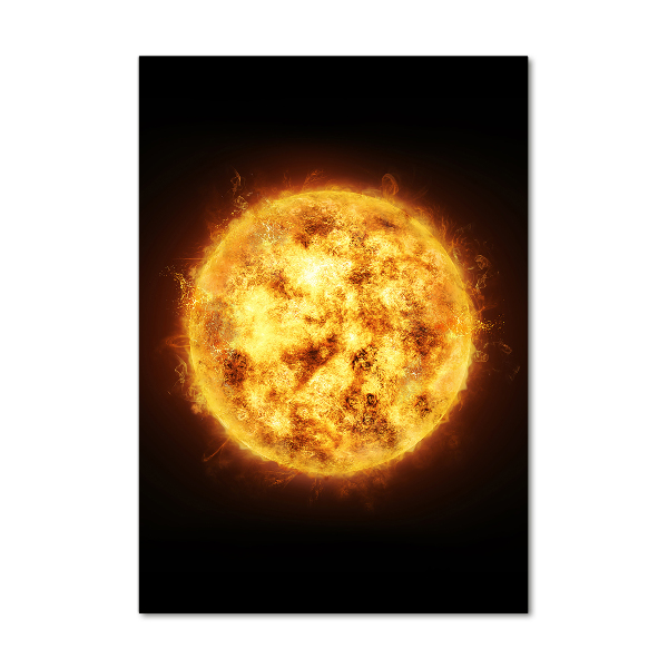 Bild auf Acrylglas vertikal Sonne