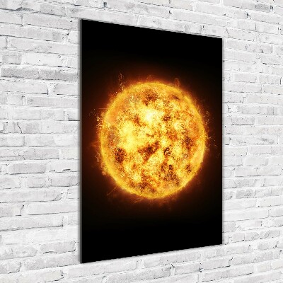 Bild auf Acrylglas vertikal Sonne