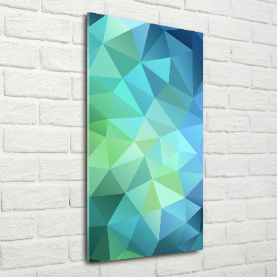 Modernes Acrylbild vertikal Abstrakter Hintergrund