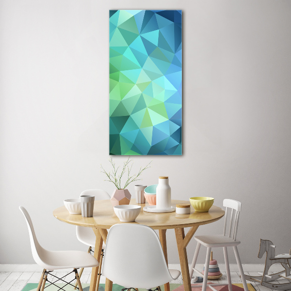 Modernes Acrylbild vertikal Abstrakter Hintergrund