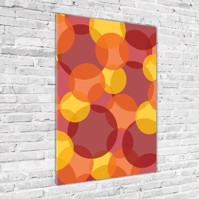 Acrylbild vertikal Bunte Kreise