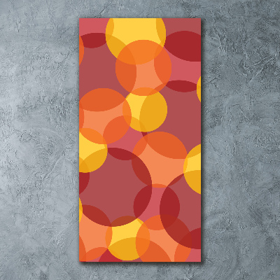 Acrylbild vertikal Bunte Kreise