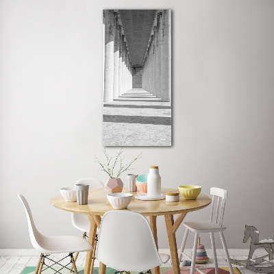 Acrylbild vertikal Korridor