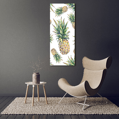 Bild auf Acrylglas vertikal Ananas