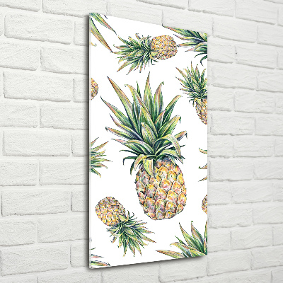 Bild auf Acrylglas vertikal Ananas