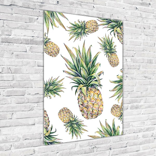 Bild auf Acrylglas vertikal Ananas