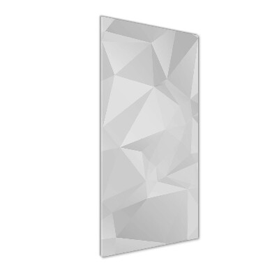 Acrylbild vertikal Abstrakte Dreiecke