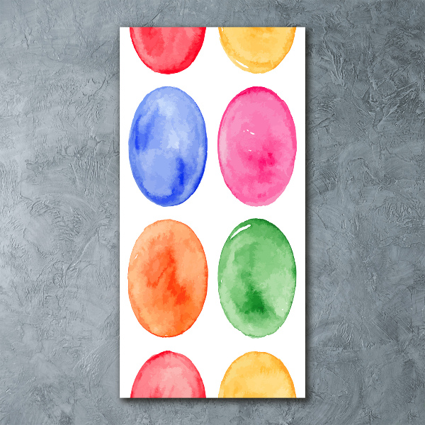 Acrylbild vertikal Farbige Kreise