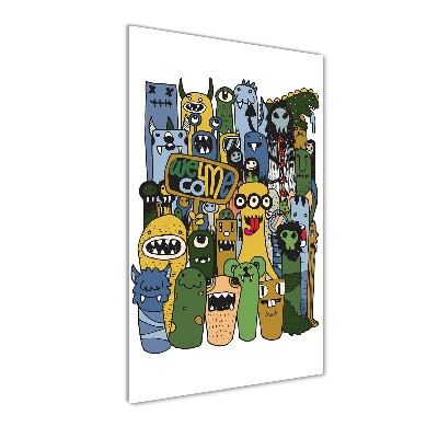 Bild auf Acrylglas vertikal Verrückte Monster