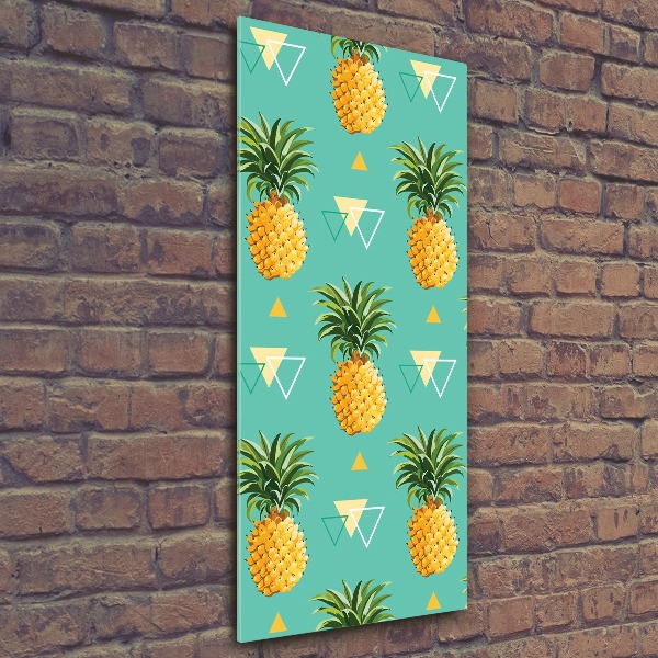 Plexiglasbilder vertikal Ananas
