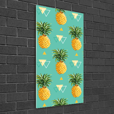 Plexiglasbilder vertikal Ananas