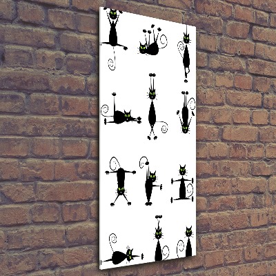 Plexiglasbilder vertikal Katzen