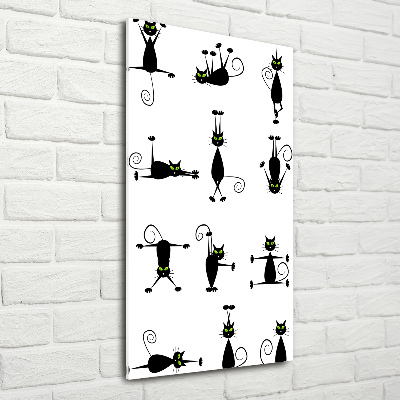 Plexiglasbilder vertikal Katzen