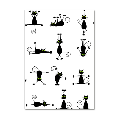 Plexiglasbilder vertikal Katzen