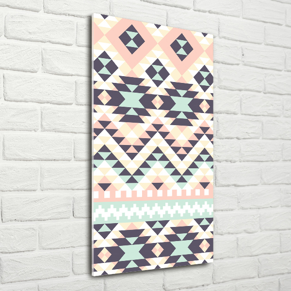 Acrylbild vertikal Ethnische Zugehörigkeit