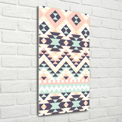 Acrylbild vertikal Ethnische Zugehörigkeit