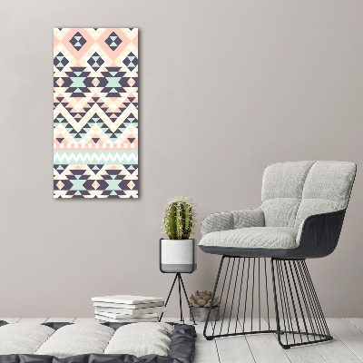 Acrylbild vertikal Ethnische Zugehörigkeit