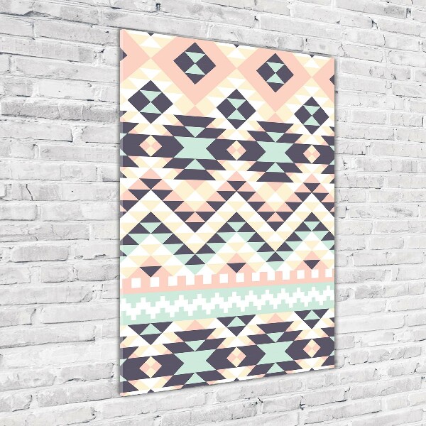 Acrylbild vertikal Ethnische Zugehörigkeit