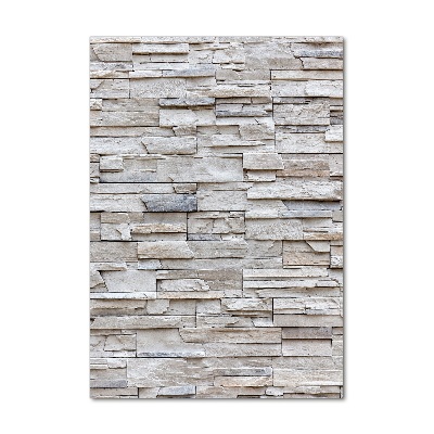 Bild auf Acrylglas vertikal Steinmauer