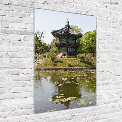 Bild auf Acrylglas vertikal Japanischer Park