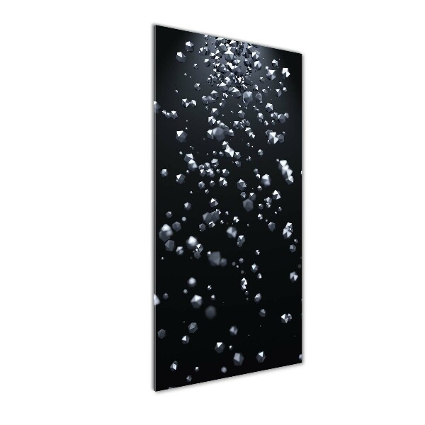 Acrylbild vertikal 3D-Abstraktion