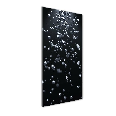 Acrylbild vertikal 3D-Abstraktion