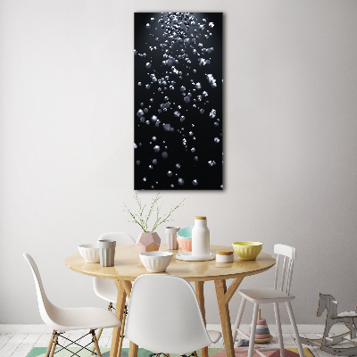 Acrylbild vertikal 3D-Abstraktion