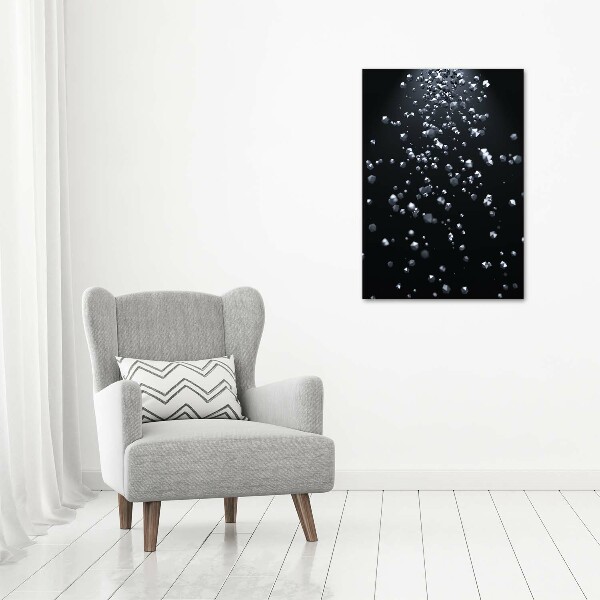 Acrylbild vertikal 3D-Abstraktion