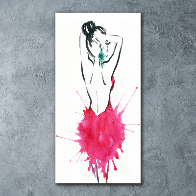 Plexiglasbilder vertikal Modeillustration