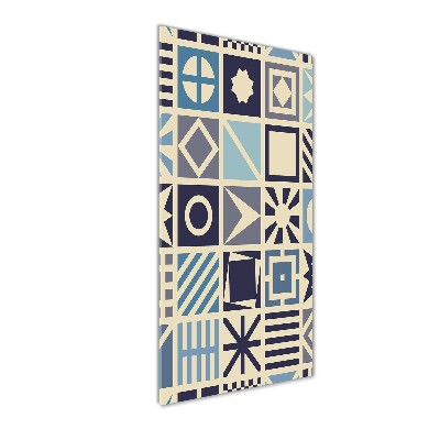 Bild auf Acrylglas vertikal Geometrischer Hintergrund