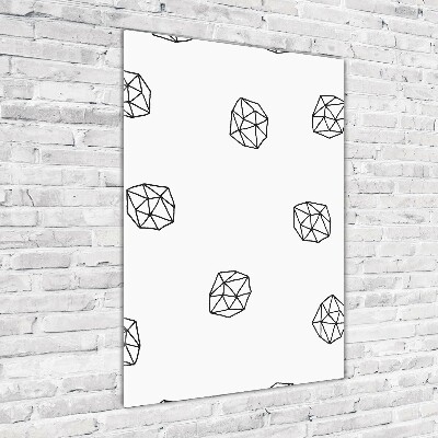 Plexiglasbilder vertikal Abstraktes Muster