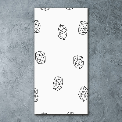 Plexiglasbilder vertikal Abstraktes Muster