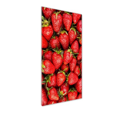 Plexiglasbilder vertikal Erdbeeren