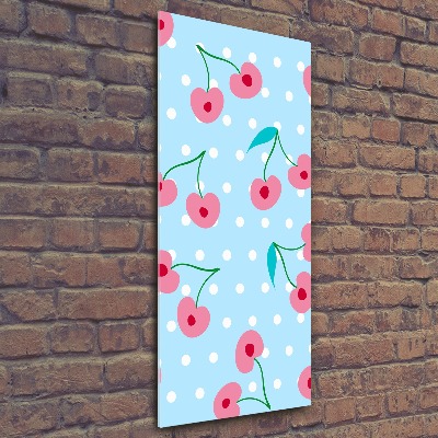 Plexiglasbilder vertikal Kirschen