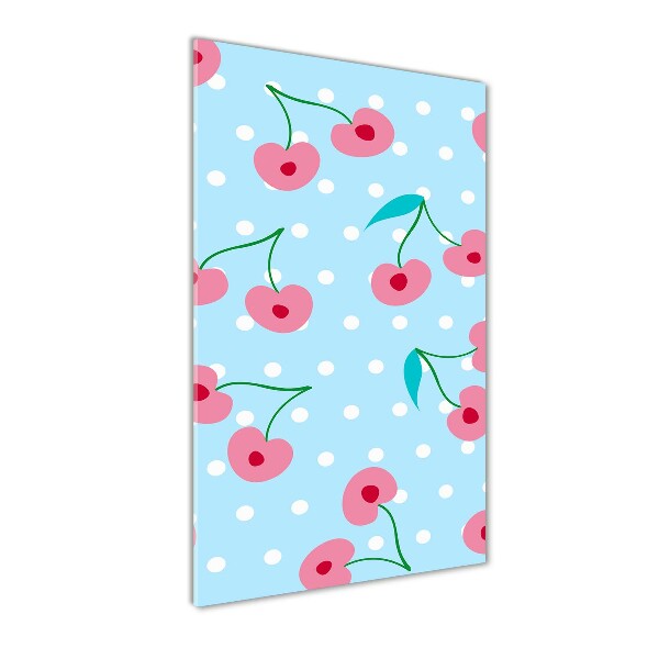 Plexiglasbilder vertikal Kirschen