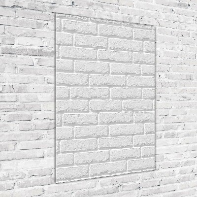 Acrylbild vertikal Ziegelmauer