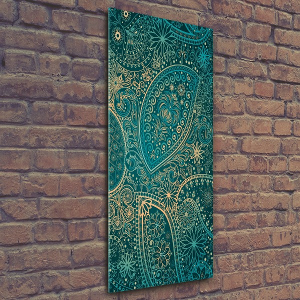 Bild auf Acrylglas vertikal Ornamente