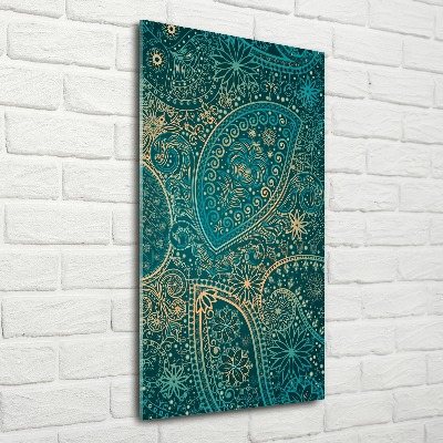 Bild auf Acrylglas vertikal Ornamente