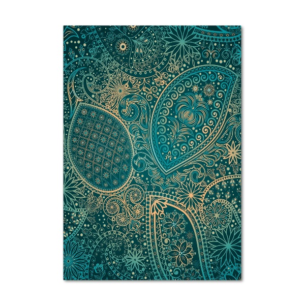 Bild auf Acrylglas vertikal Ornamente