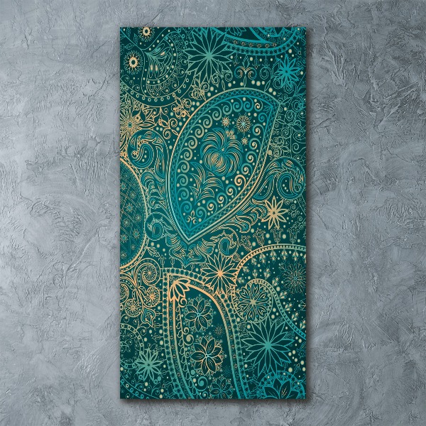 Bild auf Acrylglas vertikal Ornamente