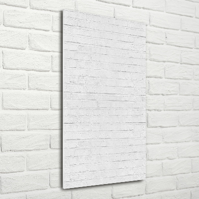 Plexiglasbilder vertikal Ziegelmauer
