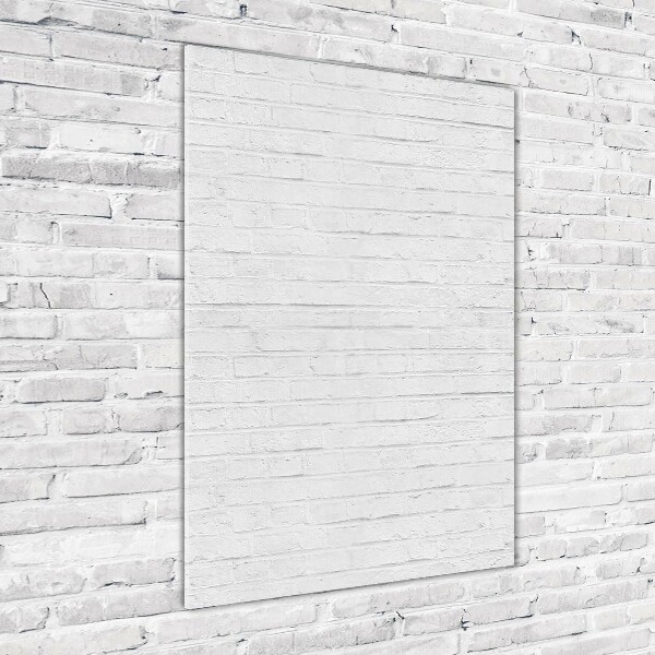 Plexiglasbilder vertikal Ziegelmauer
