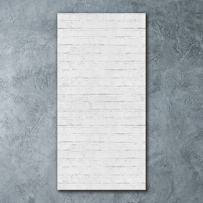 Plexiglasbilder vertikal Ziegelmauer