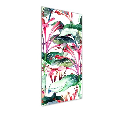 Acrylbild vertikal Geißblatt